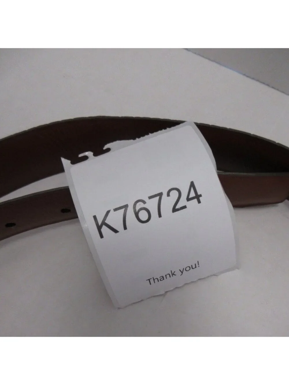 Trafalgar Belt 42 Tan Full Grain Leather Croc Embossed Classic NEW